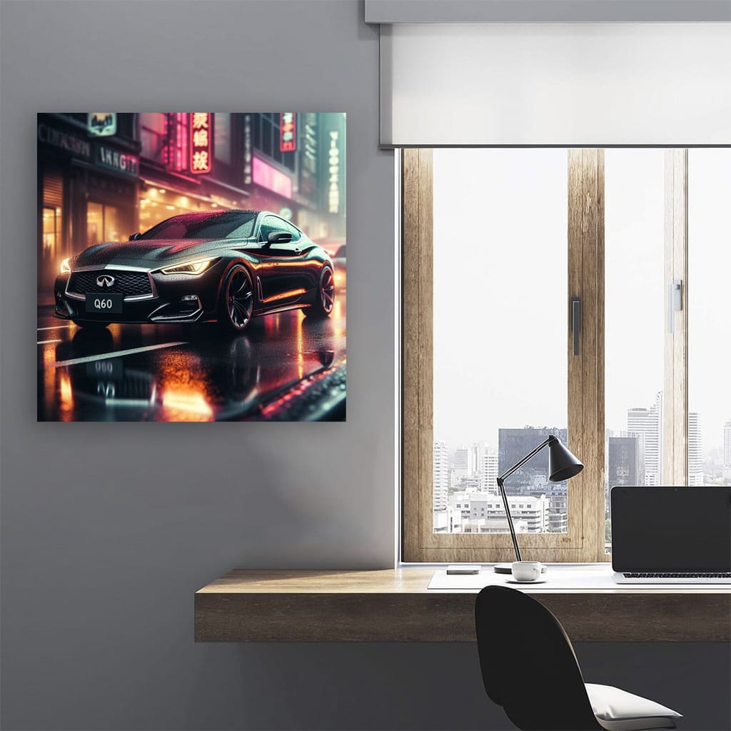 Infiniti Q60 Rainy Weather Wall Art