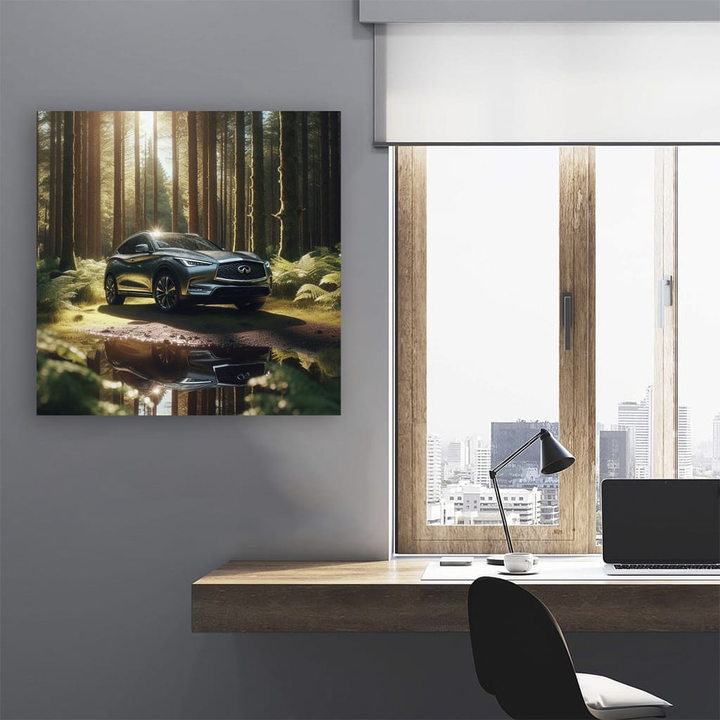 Infiniti QX50 in Forest - Elegance Meets Adventure