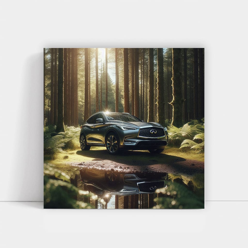 Infiniti QX50 in Forest - Elegance Meets Adventure