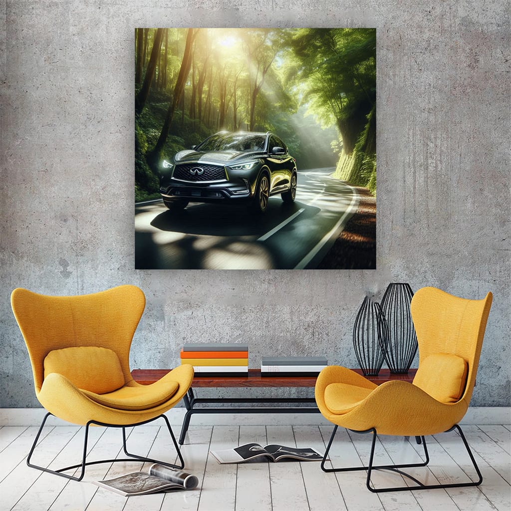 Infiniti Qx50 Road Wall Art