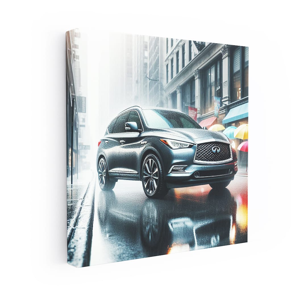 Infiniti Qx60 Rainy Weather Wall Art