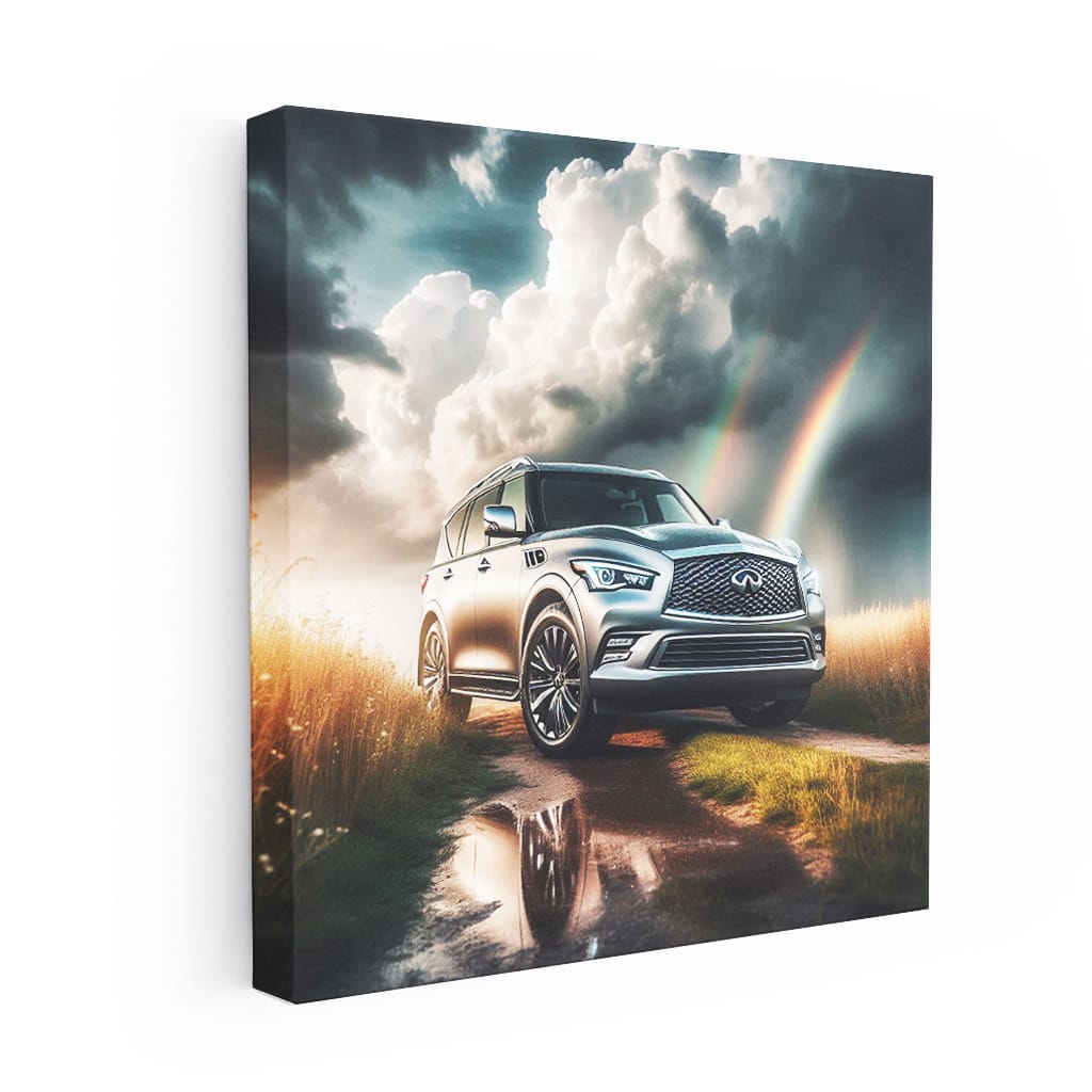 Infiniti Qx80 Cloudy Weath Wall Art