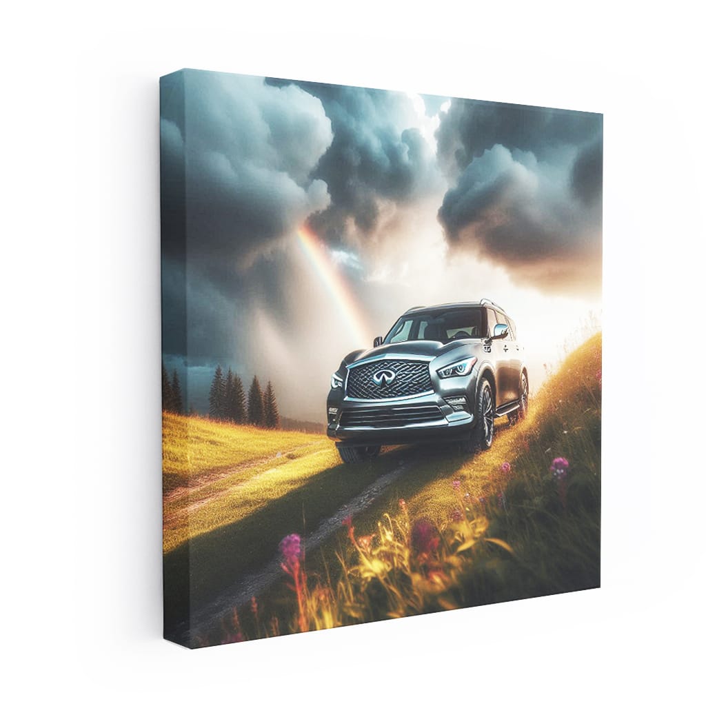 Infiniti Qx80 Cloudy Weather Wall Art