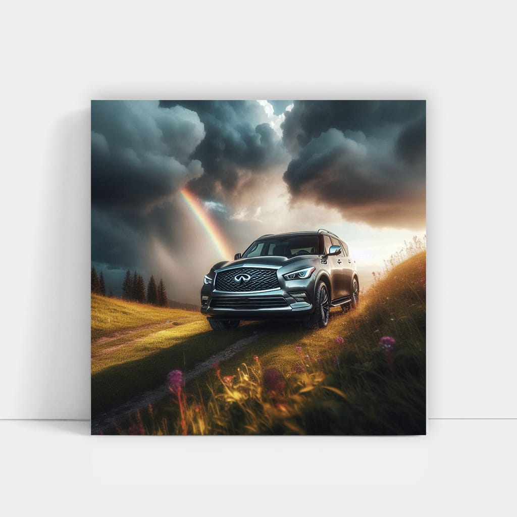 Infiniti Qx80 Cloudy Weather Wall Art