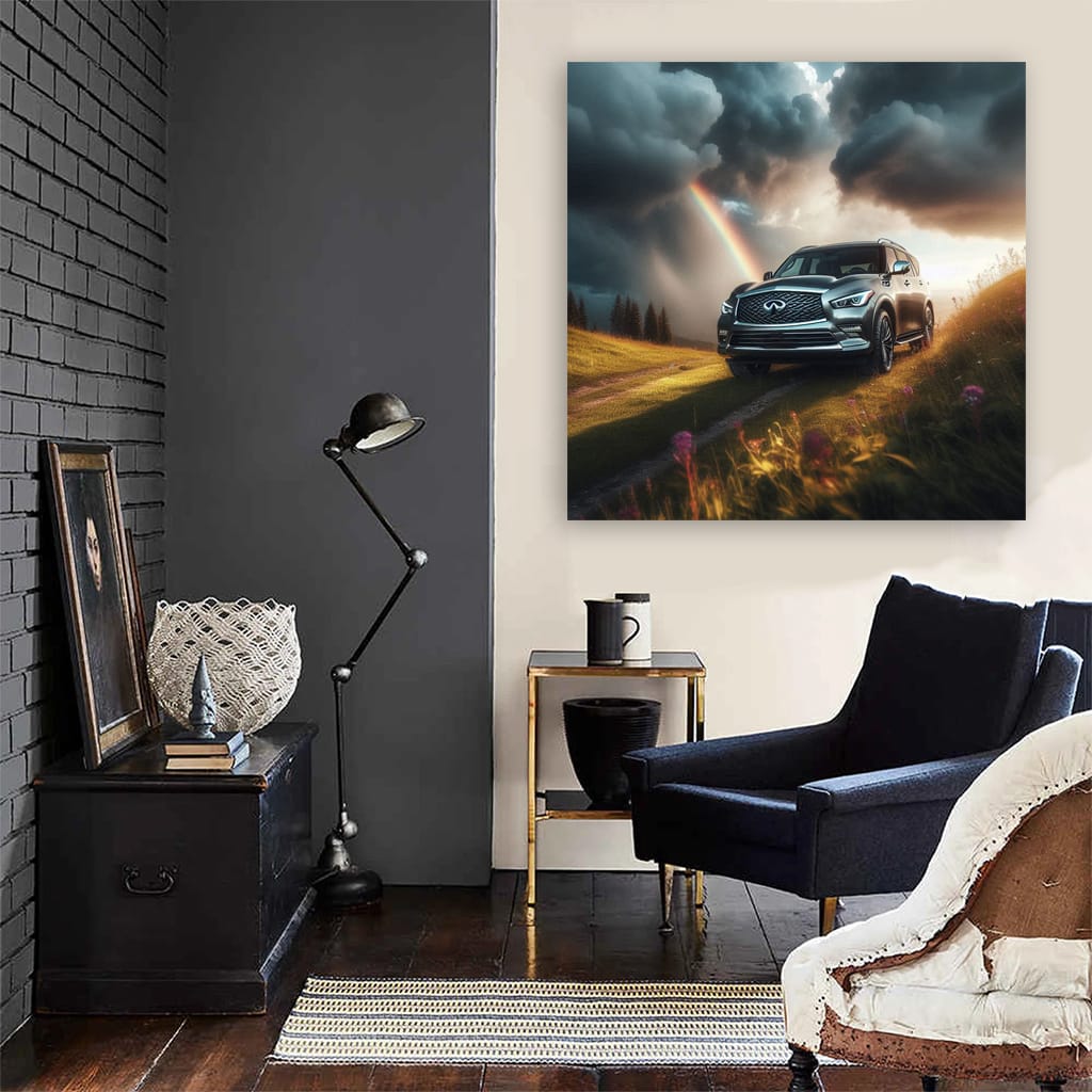 Infiniti QX80 in Overcast Weather - Bold Luxury SUV