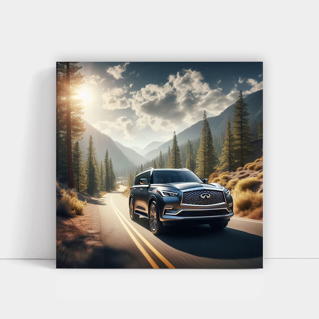 Infiniti Qx80 Road Wall Art