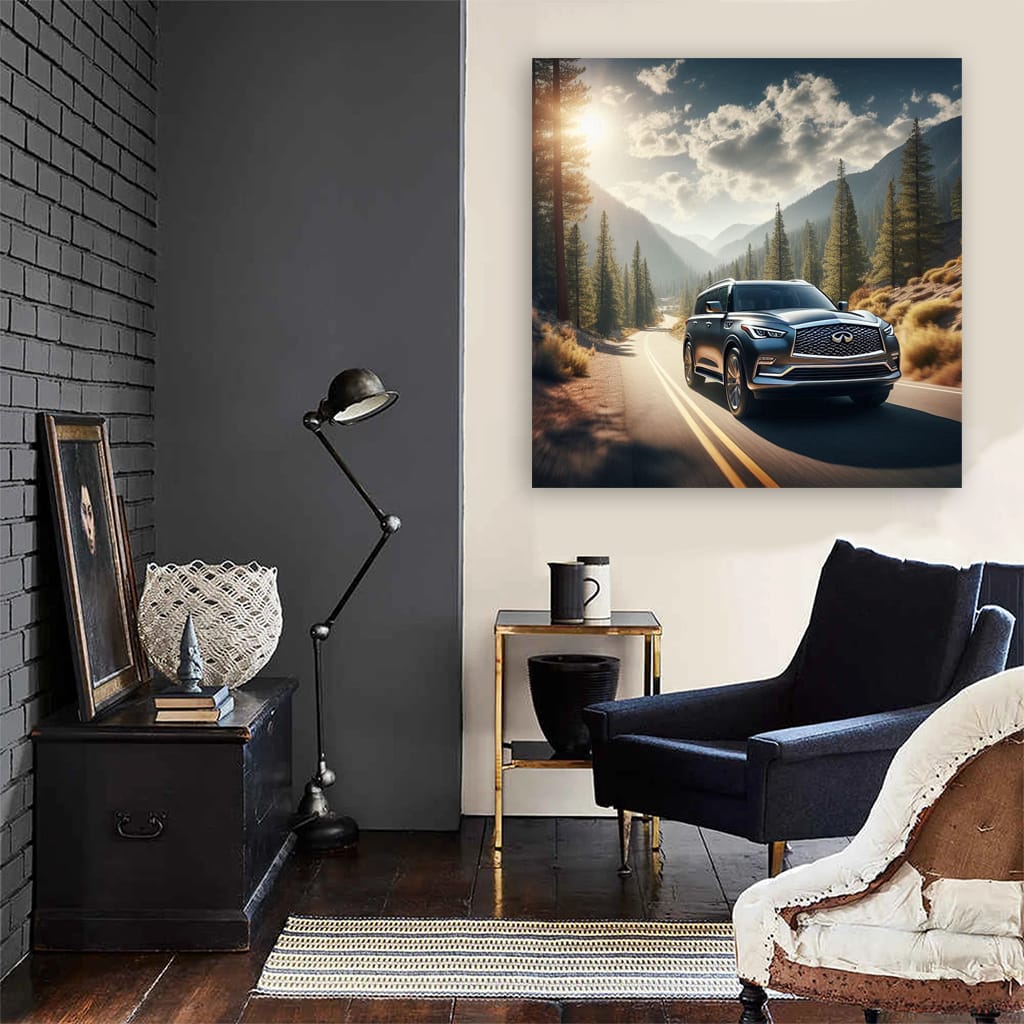 Infiniti Qx80 Road Wall Art