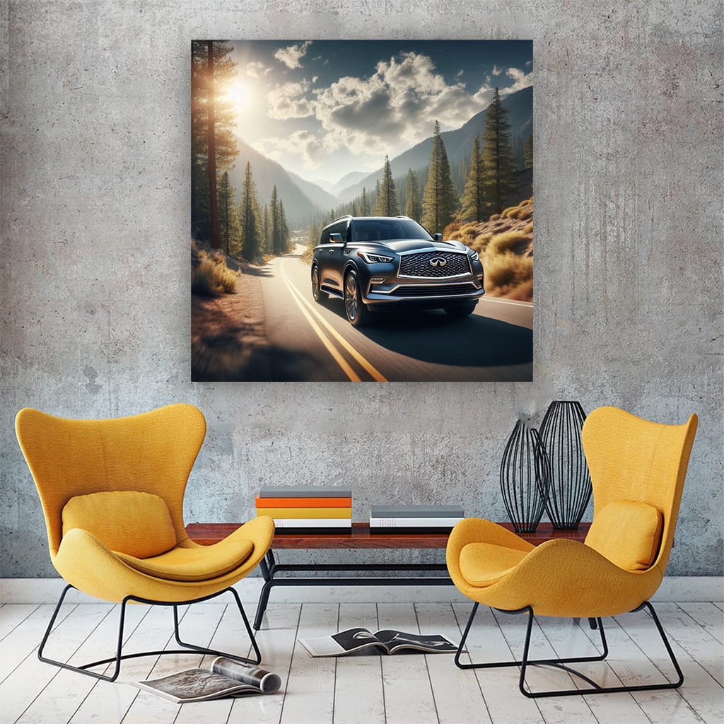 Infiniti Qx80 Road Wall Art