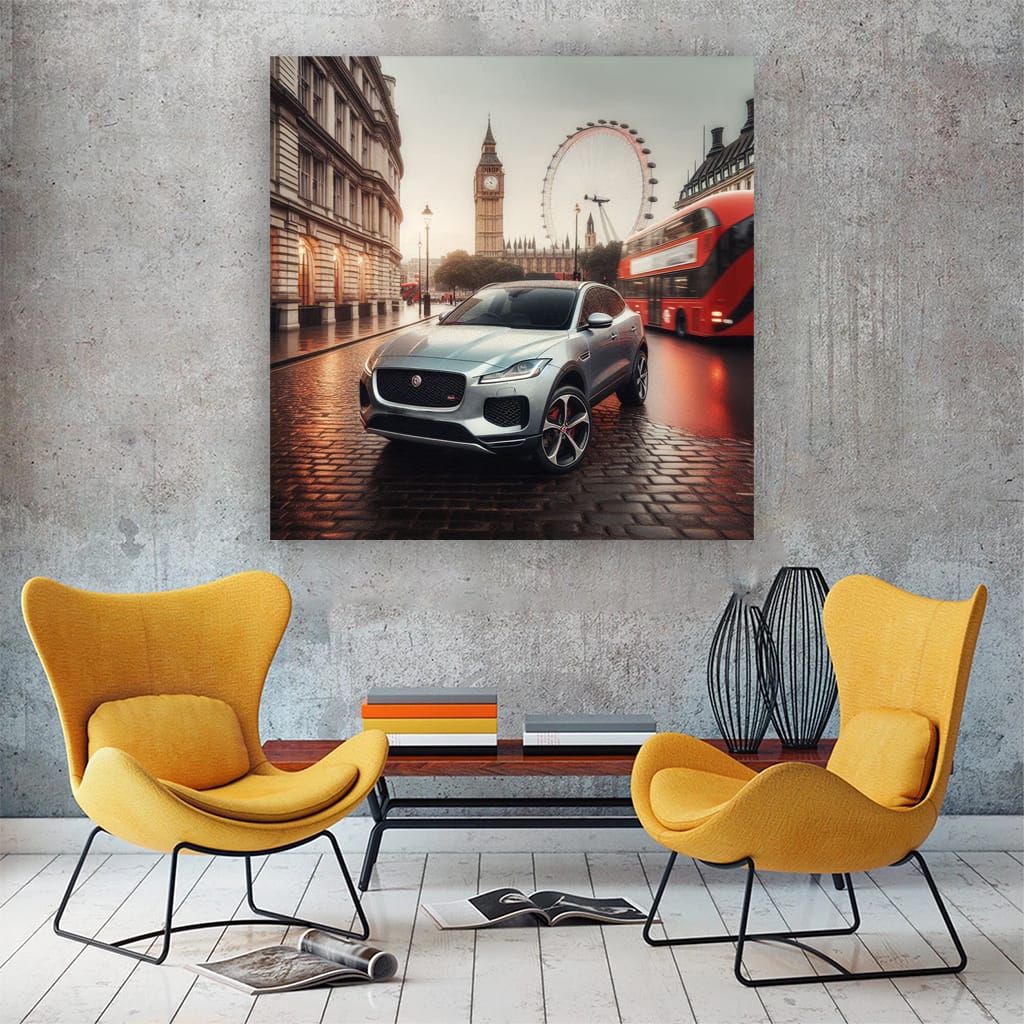 Jaguar Epace London Wall Art