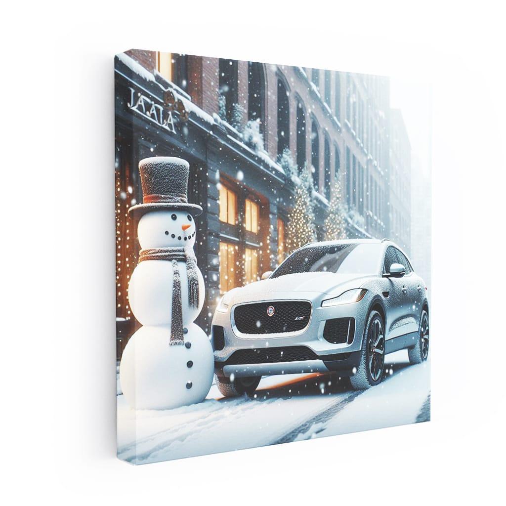 Jaguar Epace Snowfa Wall Art