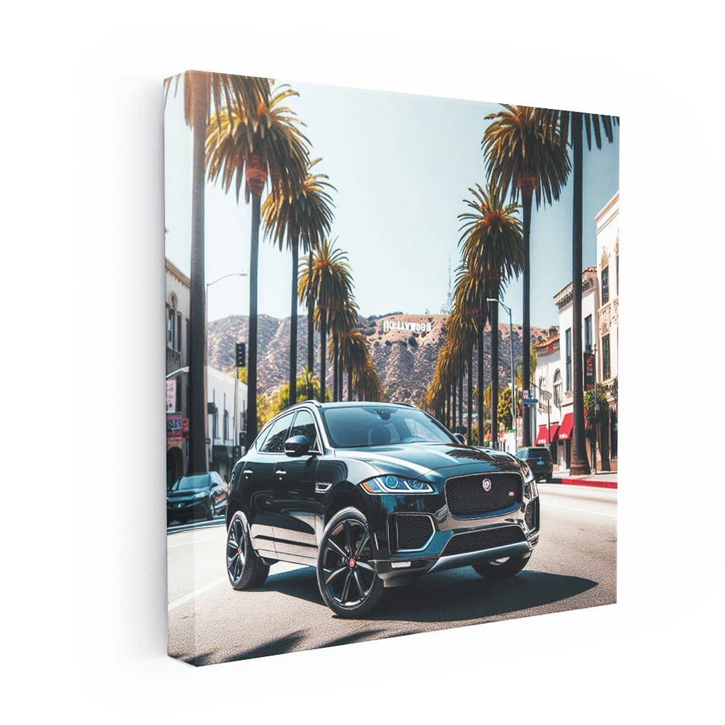 Jaguar Fpace Los Angel Wall Art