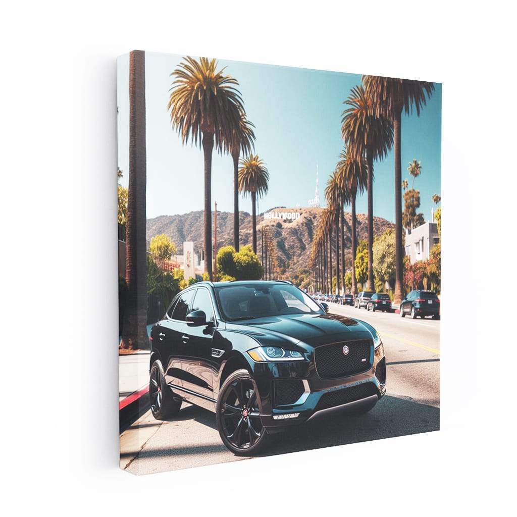 Jaguar Fpace Los Angeles Wall Art