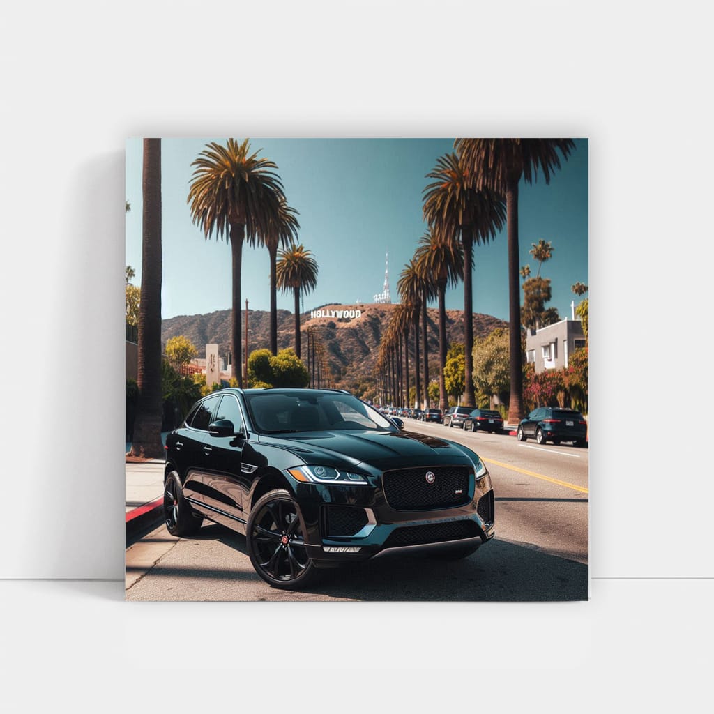 Jaguar Fpace Los Angeles Wall Art