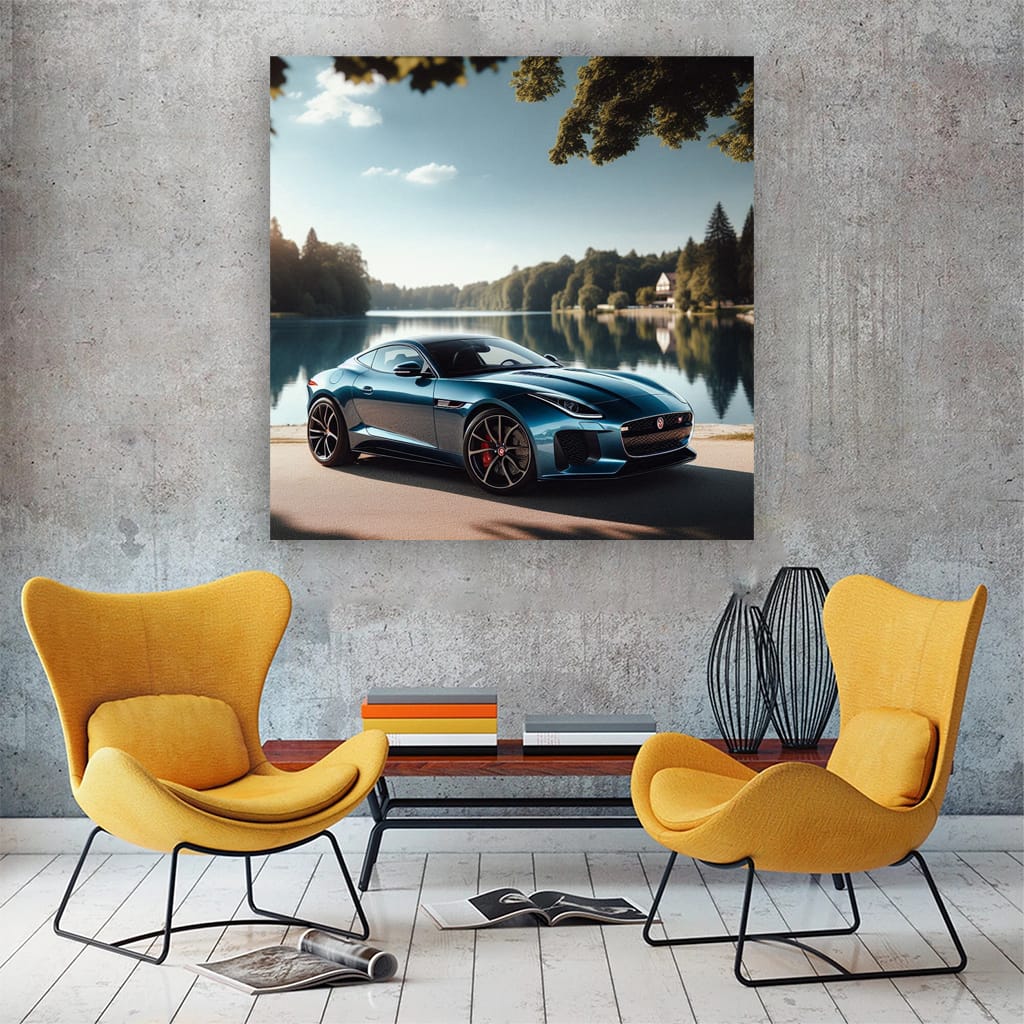 Jaguar F-Type by Lake - Elegance Meets Power