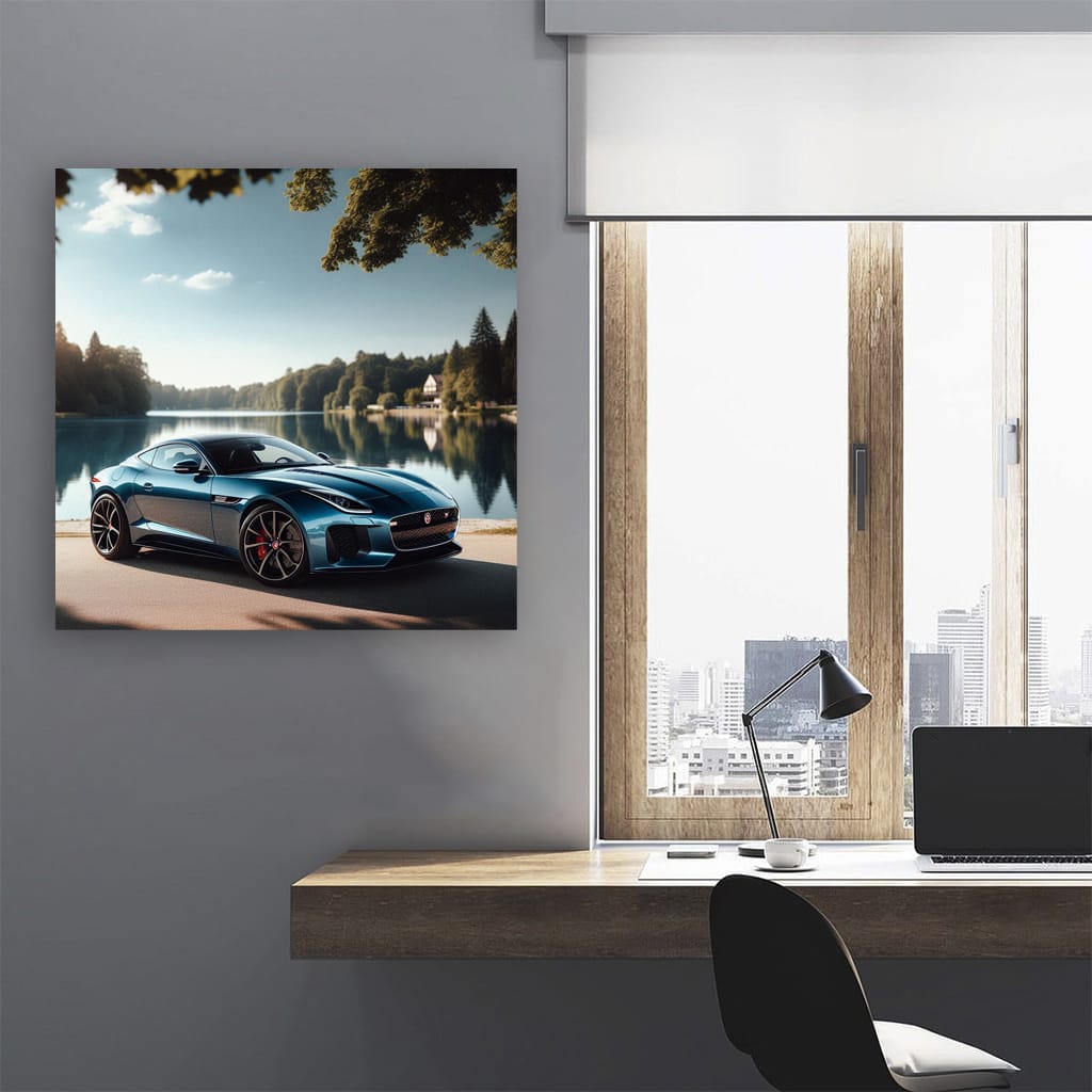 Jaguar F-Type by Lake - Elegance Meets Power