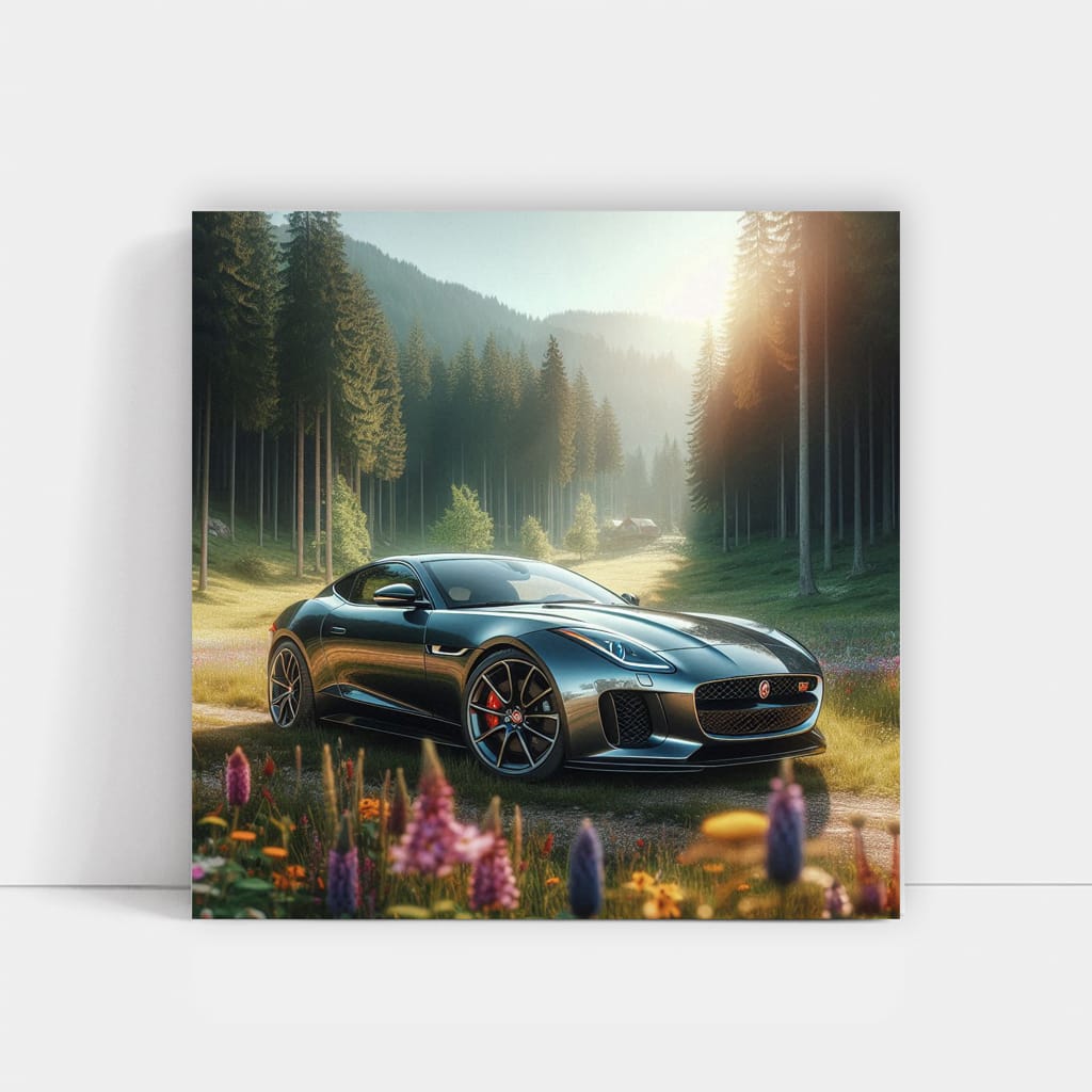 Jaguar F-Type in Nature - Elegance Meets Power