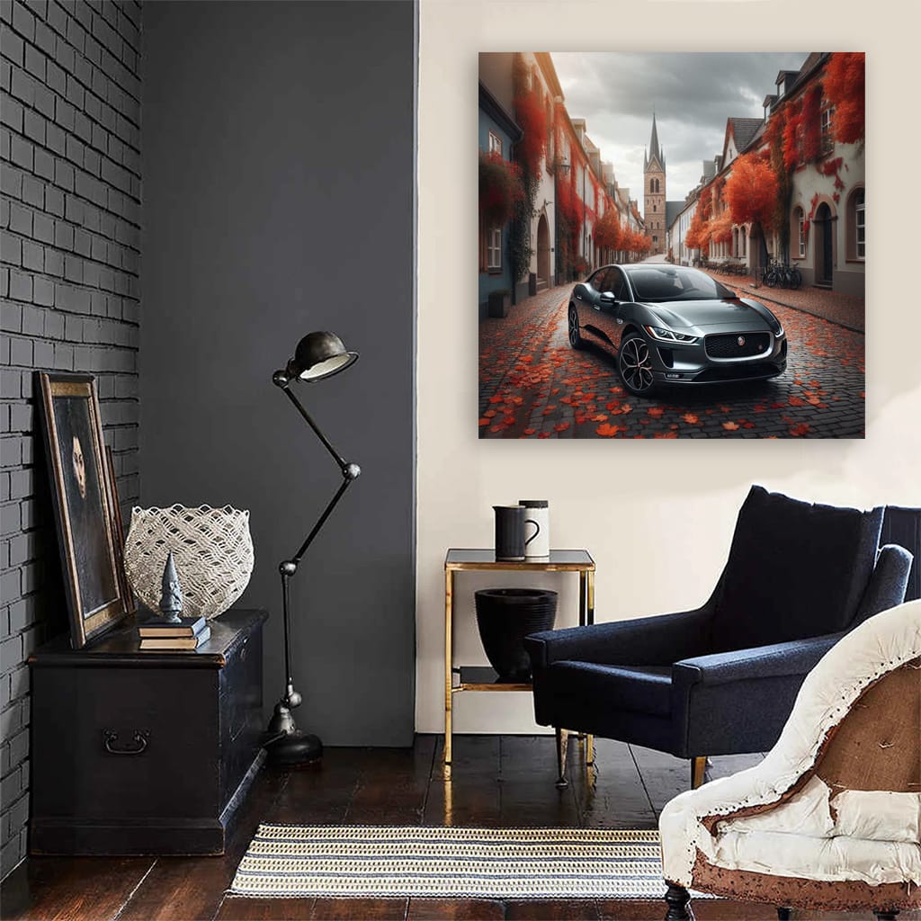 Jaguar I-Pace Overcast Skies