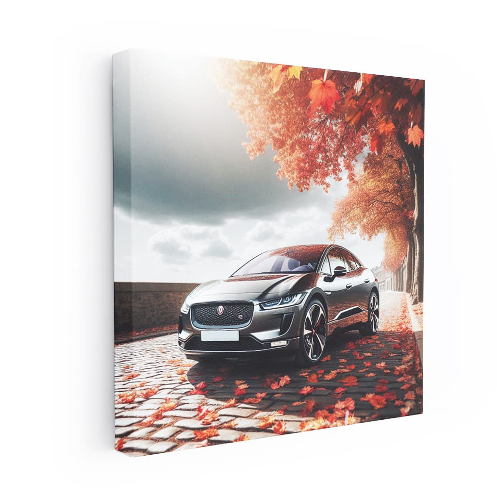 Jaguar Ipace Cloudy Weather Wall Art