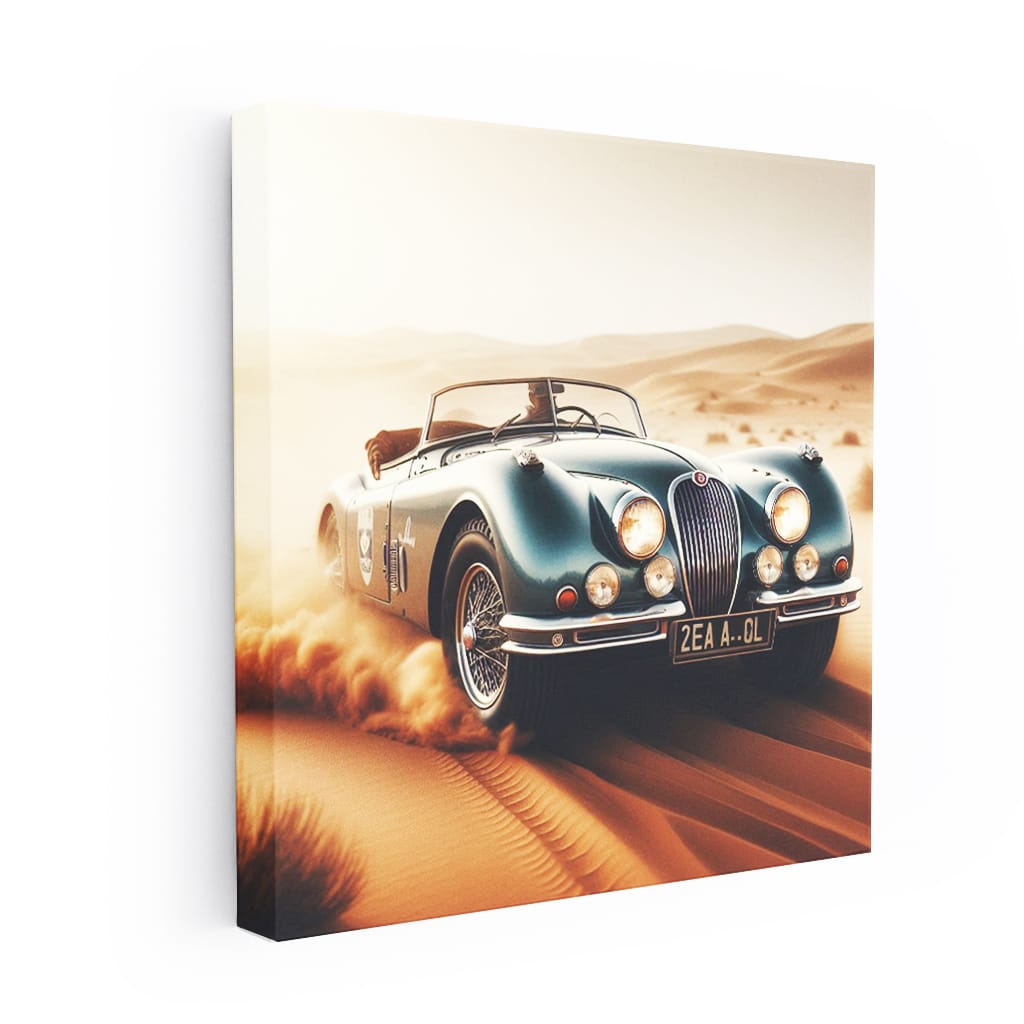 Jaguar Old Retro Dri Wall Art