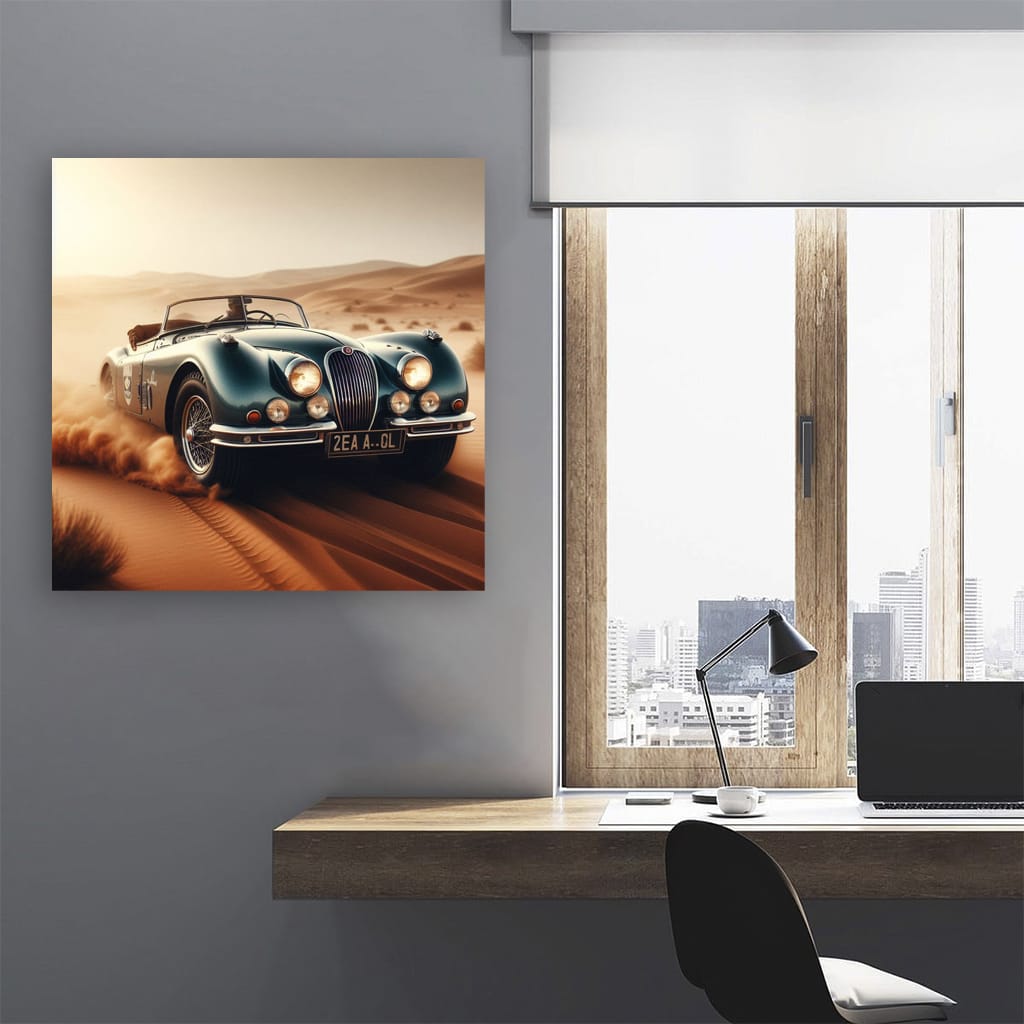 Vintage Jaguar Drift - Retro Style and Elegance