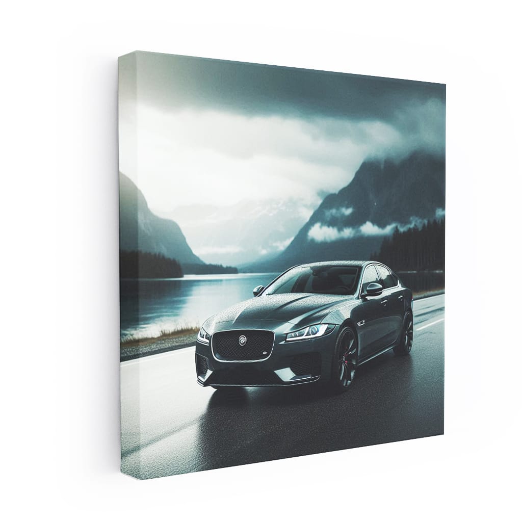 Jaguar Xf Overcast Weath Wall Art