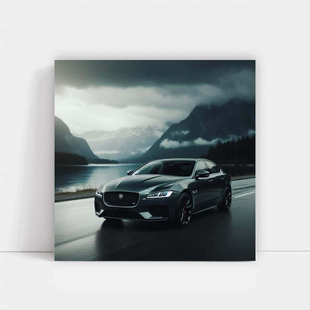 Jaguar XF in Cloudy Weather - Elegance and Performance
