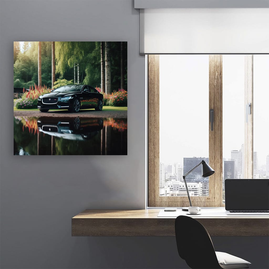 Jaguar Xf River Wall Art