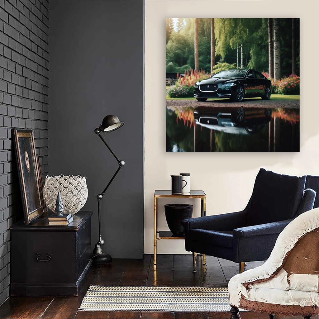 Jaguar Xf River Wall Art