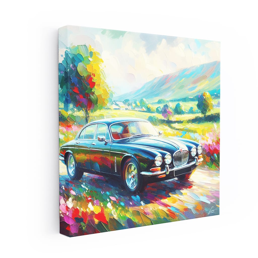 Jaguar Xj Impressionism Wall Art