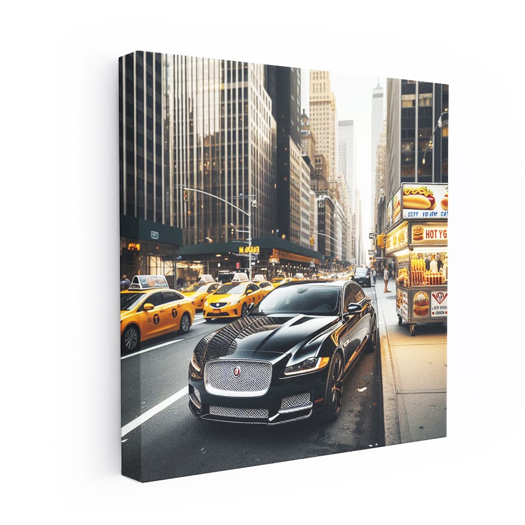 Jaguar Xj New York Wall Art