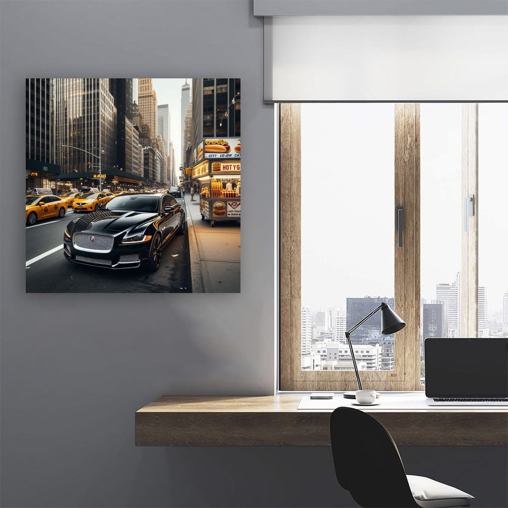 Jaguar Xj New York Wall Art