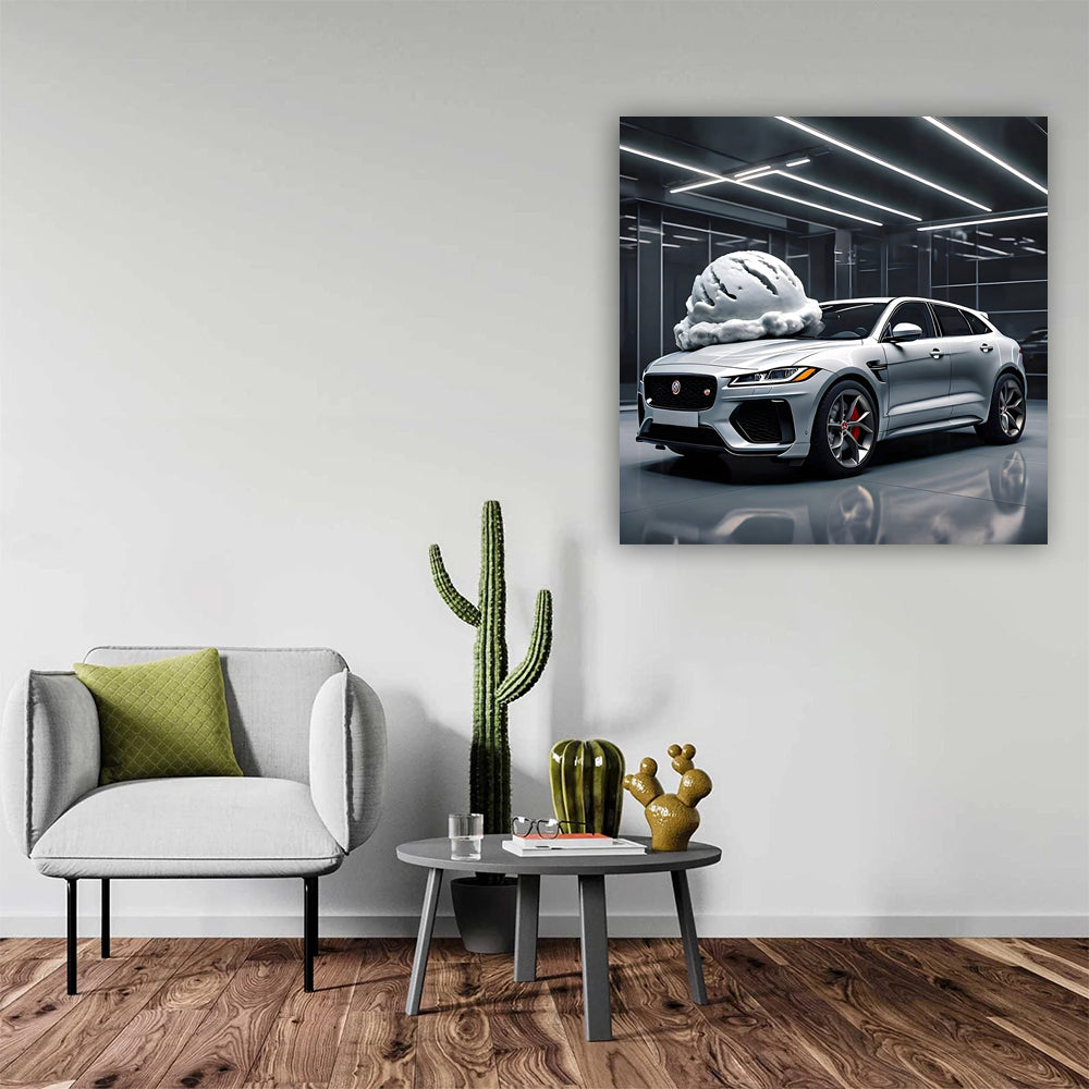 Jaguar F-Pace SVR Silver Ice - Cool, Powerful, Sleek Ride