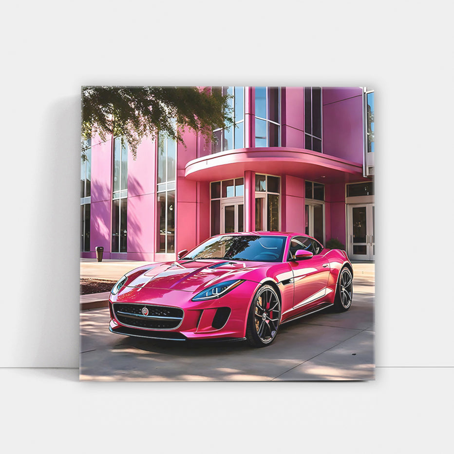 Pink Jaguar F-Type Spotted in Fort Worth, TX - Bold Elegance