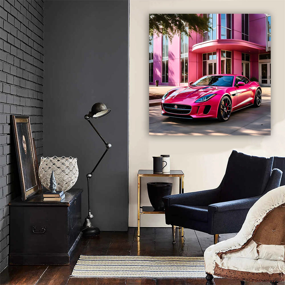Pink Jaguar F-Type Spotted in Fort Worth, TX - Bold Elegance