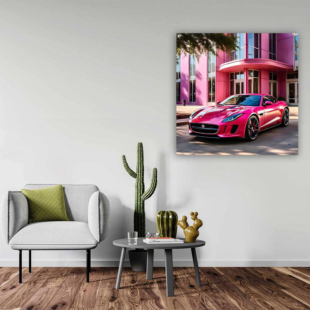 Pink Jaguar F-Type Spotted in Fort Worth, TX - Bold Elegance