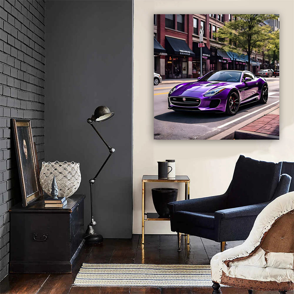 Sleek Purple Jaguar F-Type in Columbus, OH - Bold Elegance