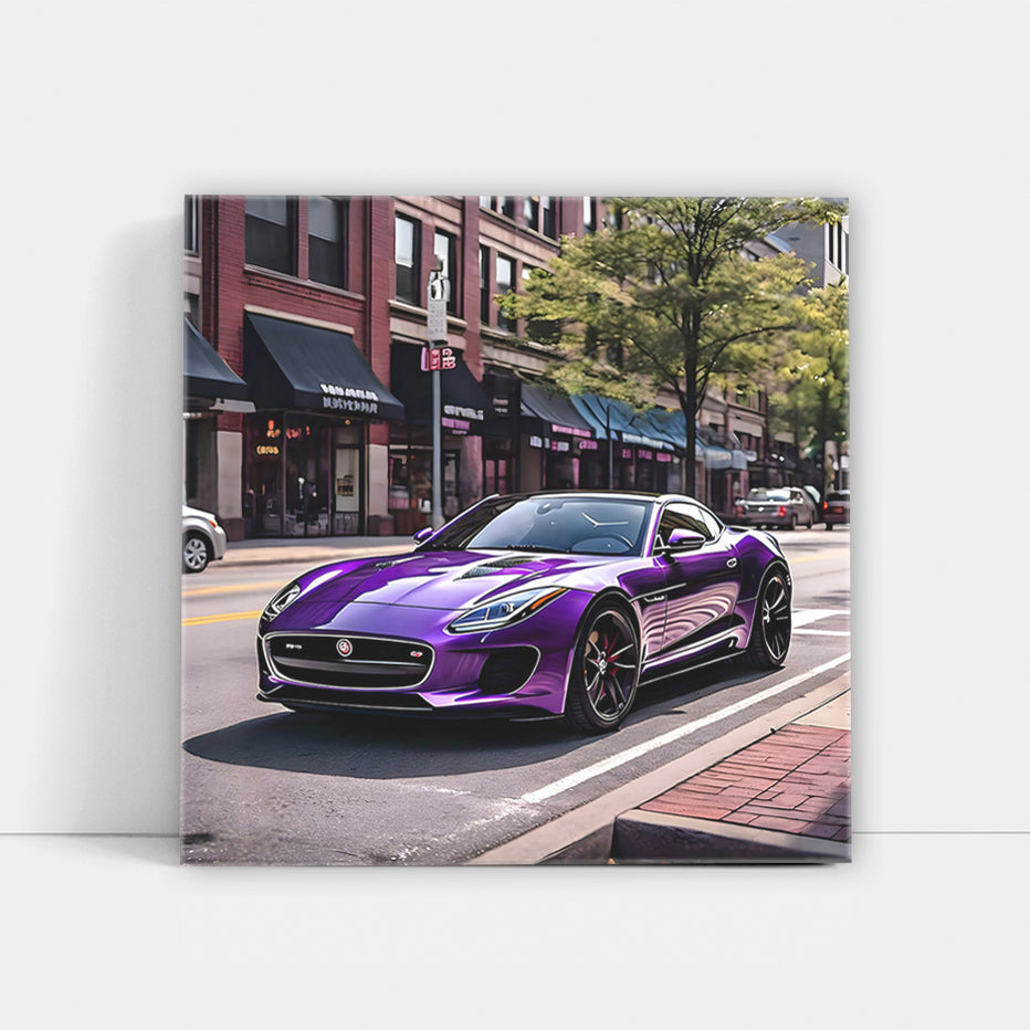 Sleek Purple Jaguar F-Type in Columbus, OH - Bold Elegance