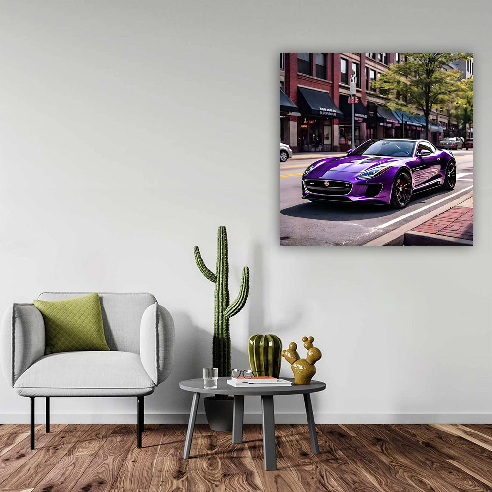 Sleek Purple Jaguar F-Type in Columbus, OH - Bold Elegance