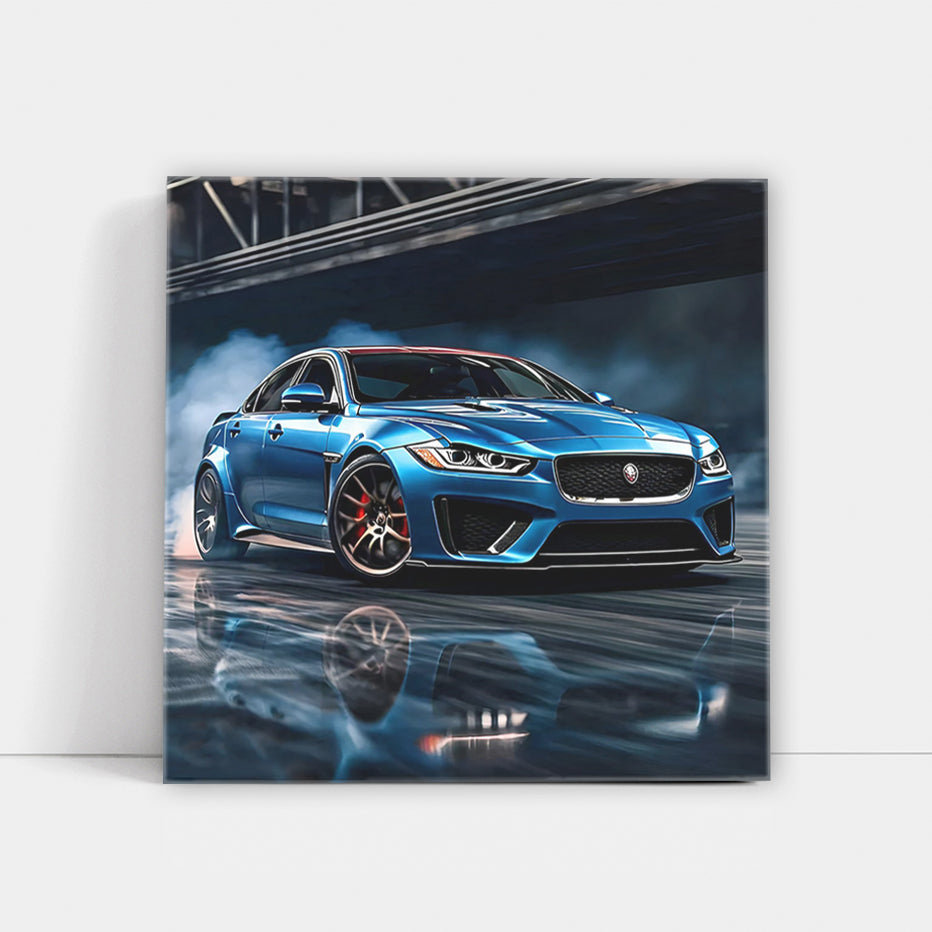 Jaguar XE SV Project 8 Drifting in Blue - Unleashed Power