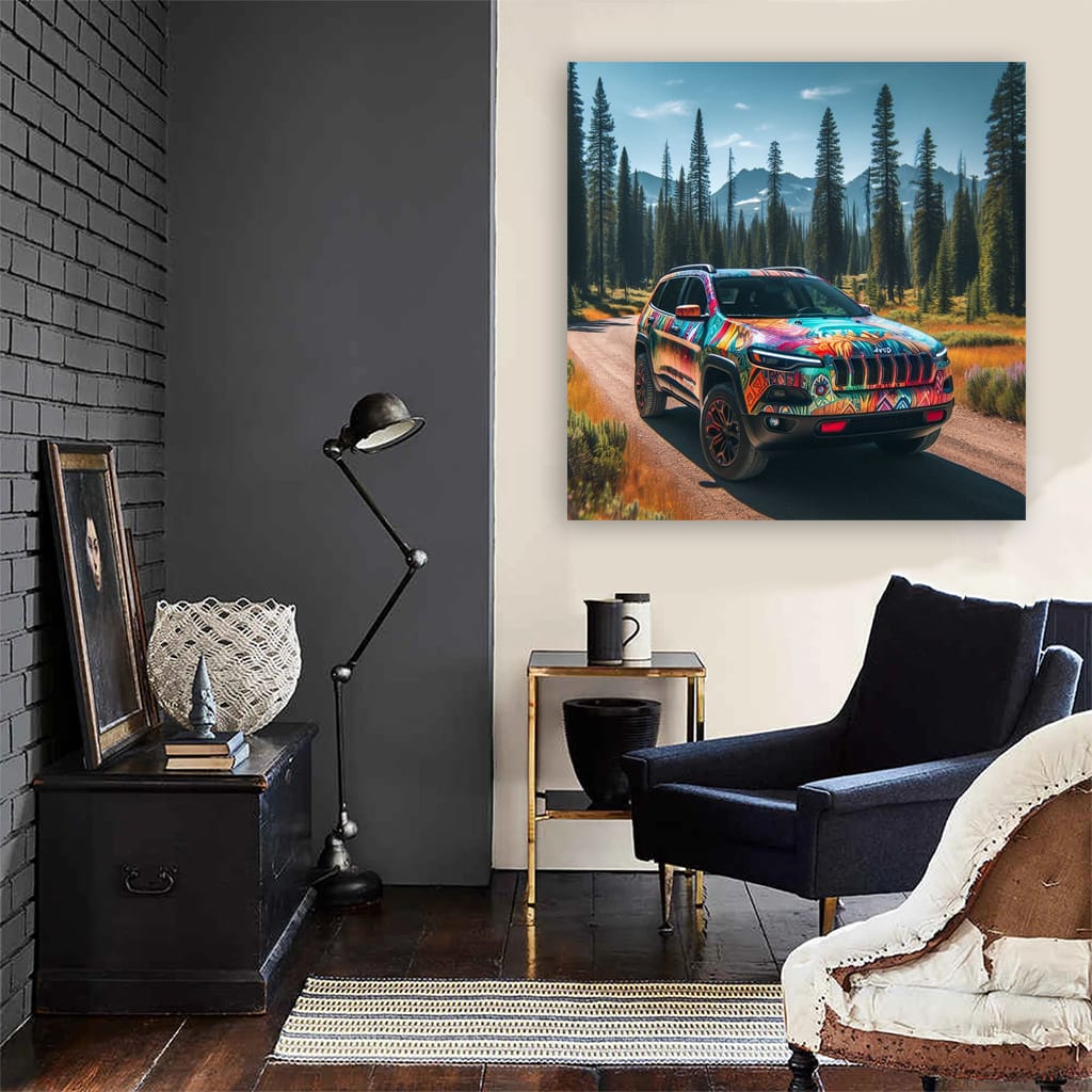 Jeep Cherokee Pai Wall Art