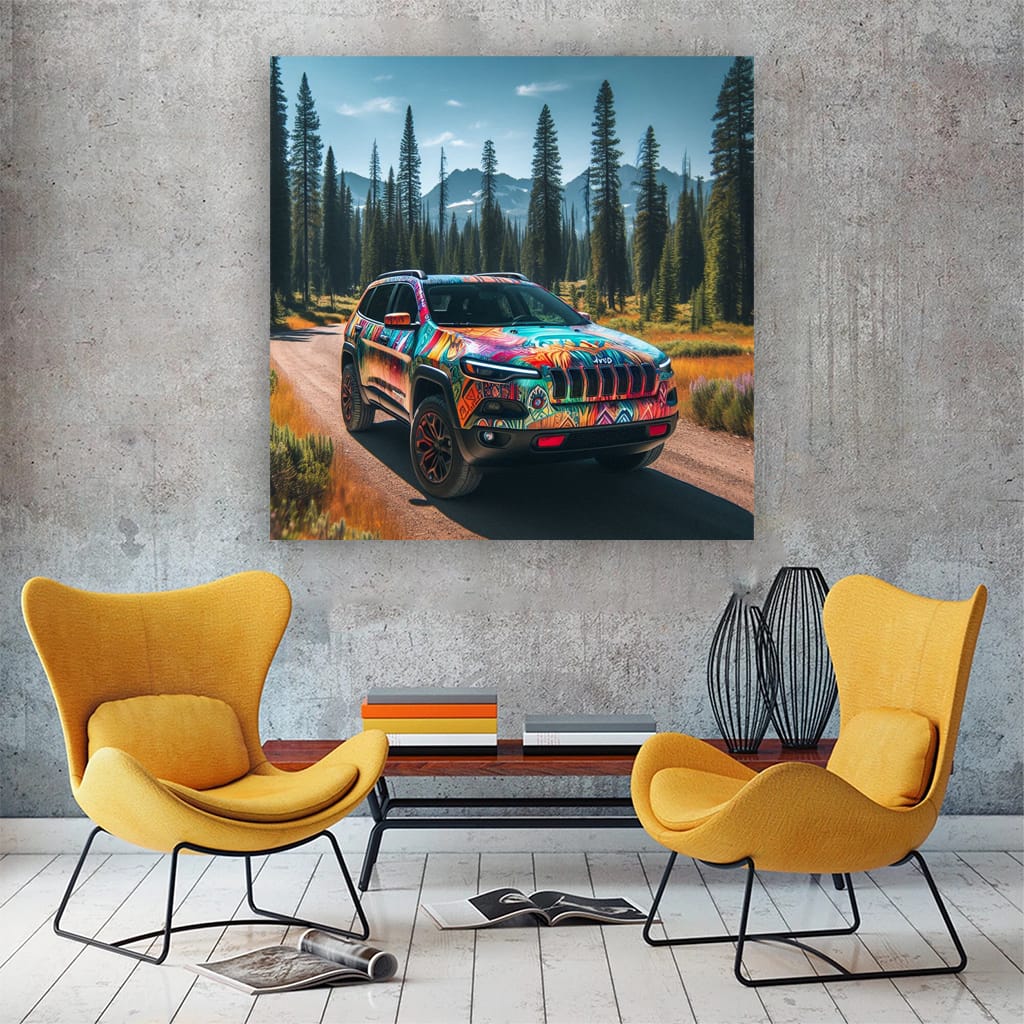 Jeep Cherokee Pai Wall Art