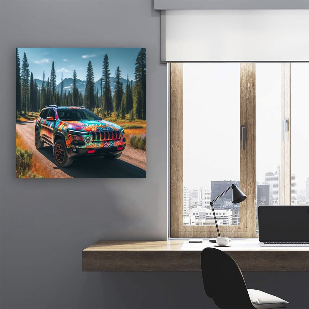 Jeep Cherokee Pai Wall Art