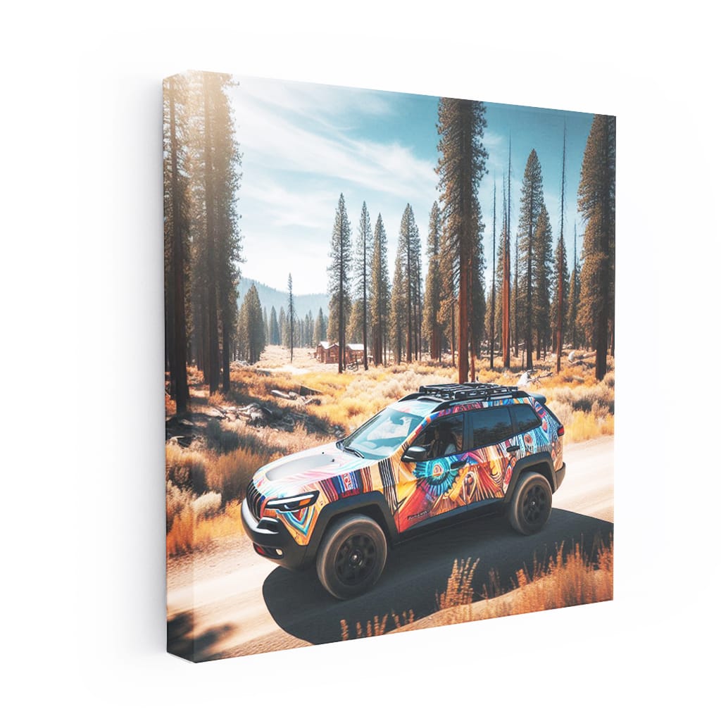 Jeep Cherokee Paint Wall Art