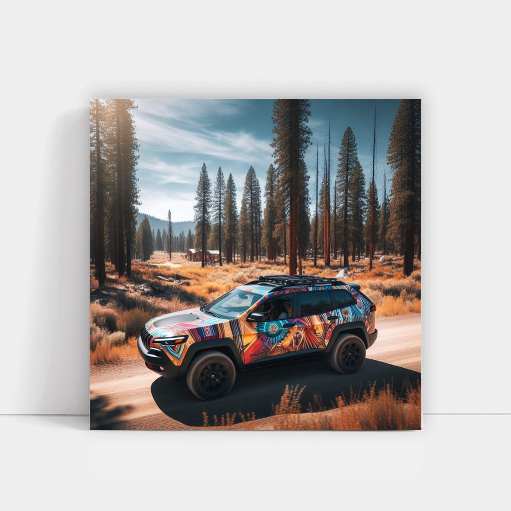 Jeep Cherokee Paint Wall Art