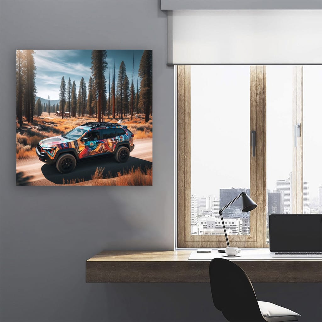 Jeep Cherokee Paint Wall Art