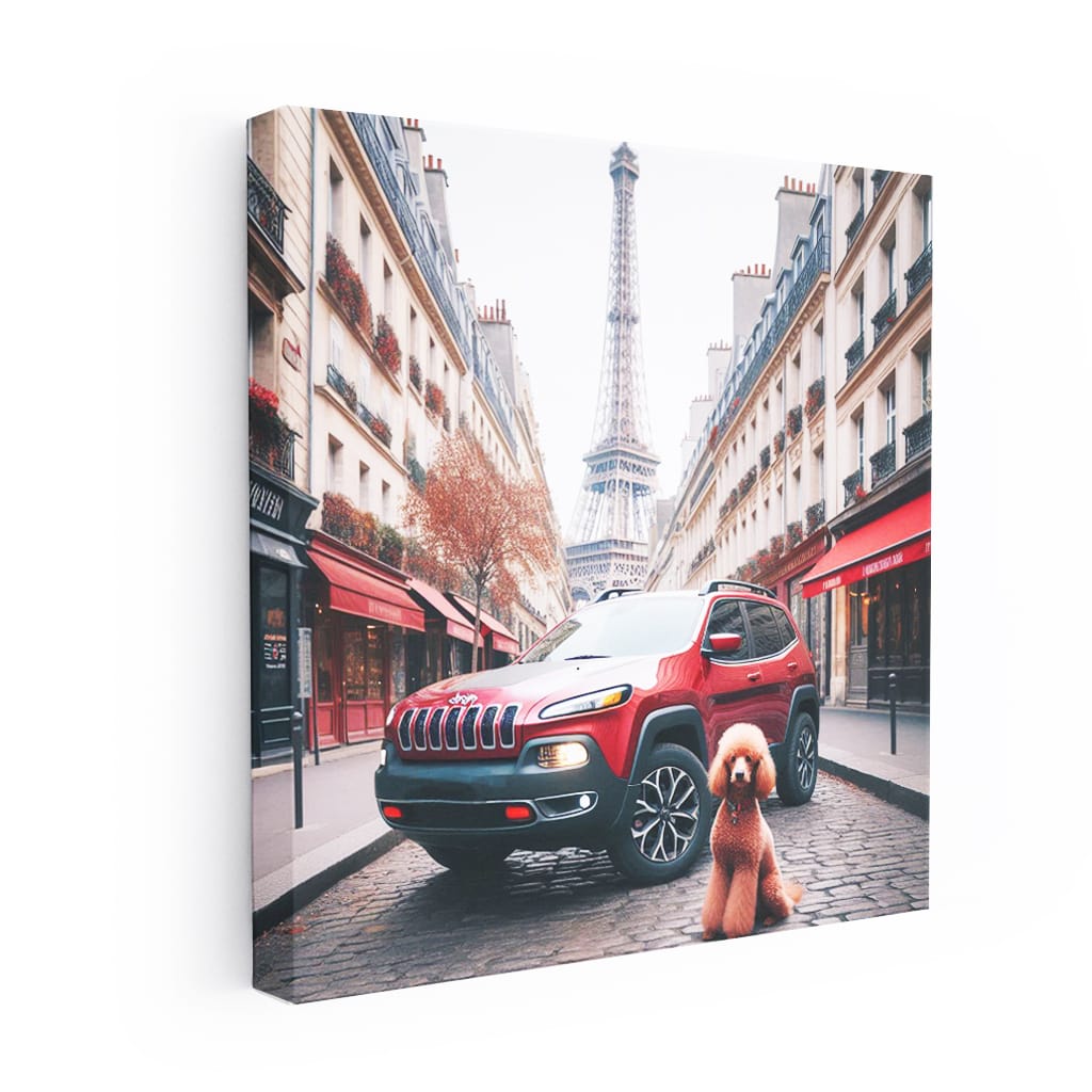 Jeep Cherokee Paris Wall Art