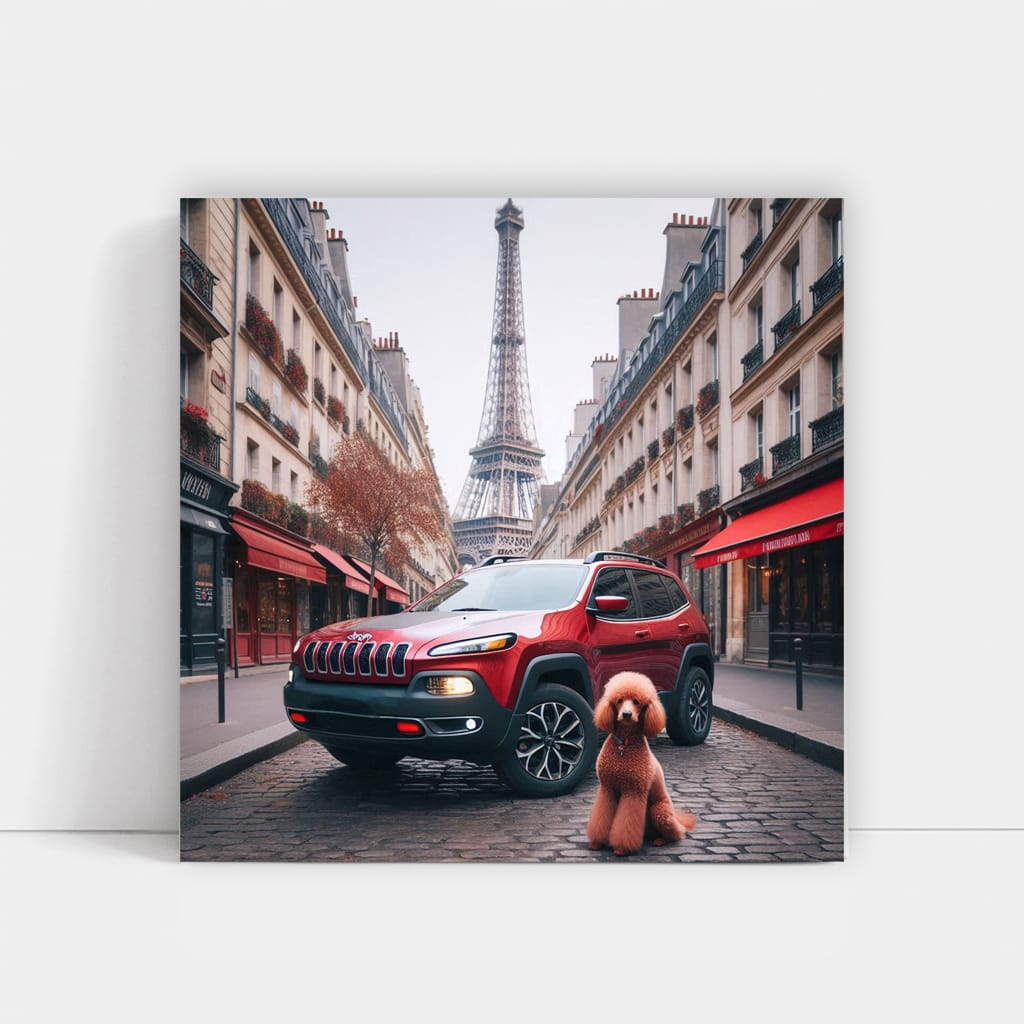 Jeep Cherokee Paris Wall Art