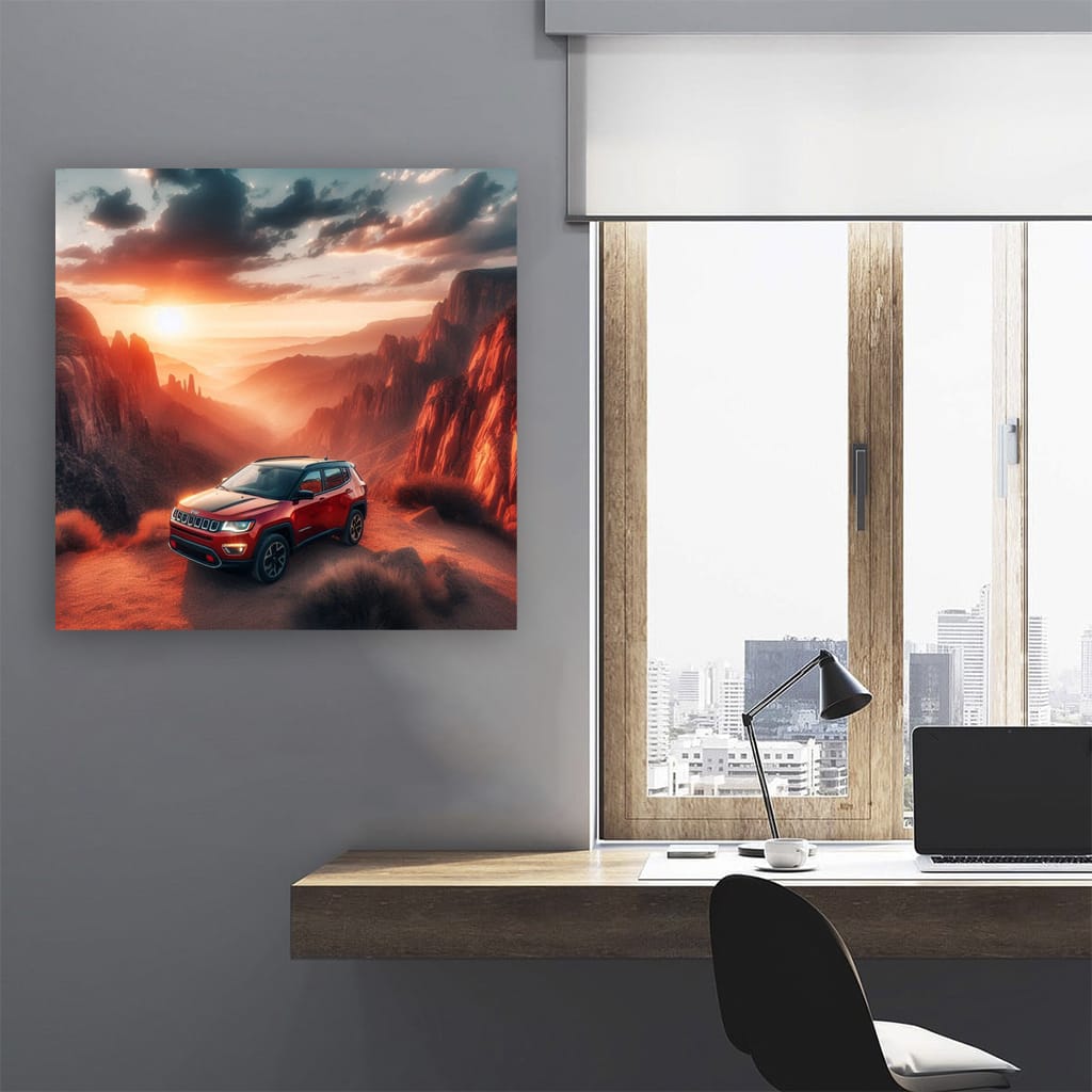 Jeep Compass Canyon Wall Art