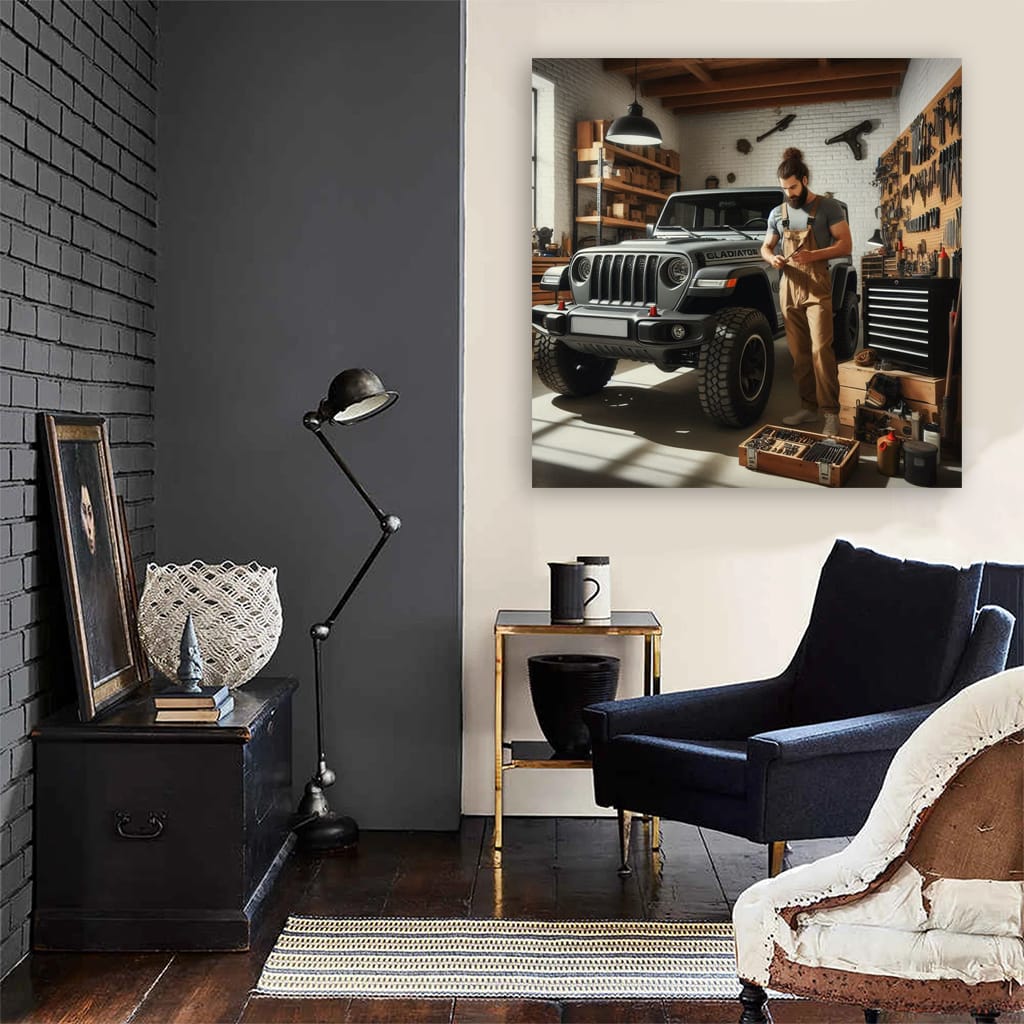 Jeep Gladiator Garage Wall Art