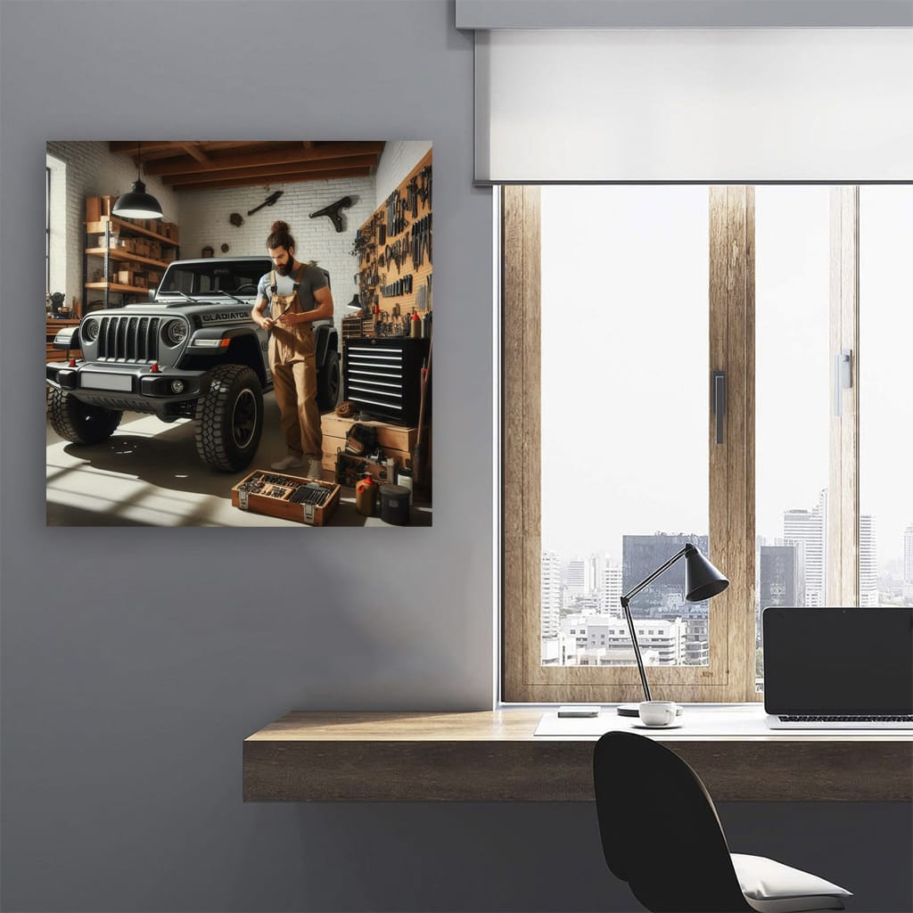 Jeep Gladiator Garage Wall Art